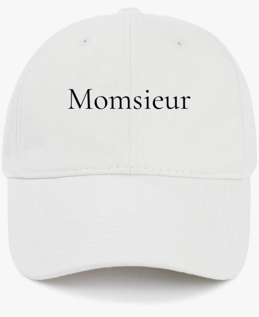 Monsieur                                                   (Sir)                                                 Cotton Baseball Cap