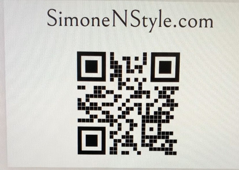 SimoneNStyle QR Code         Be first discover the latest and greatest arrivals and discount code