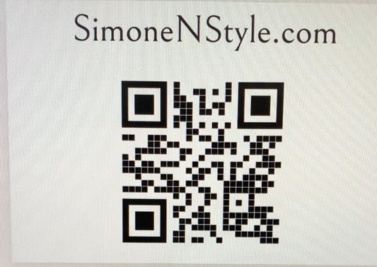 SimoneNStyle QR Code         Be first discover the latest and greatest arrivals and discount code
