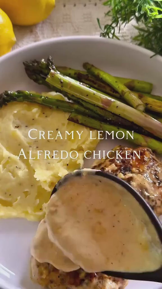 Poulet Alfredo Cremeux au Citron